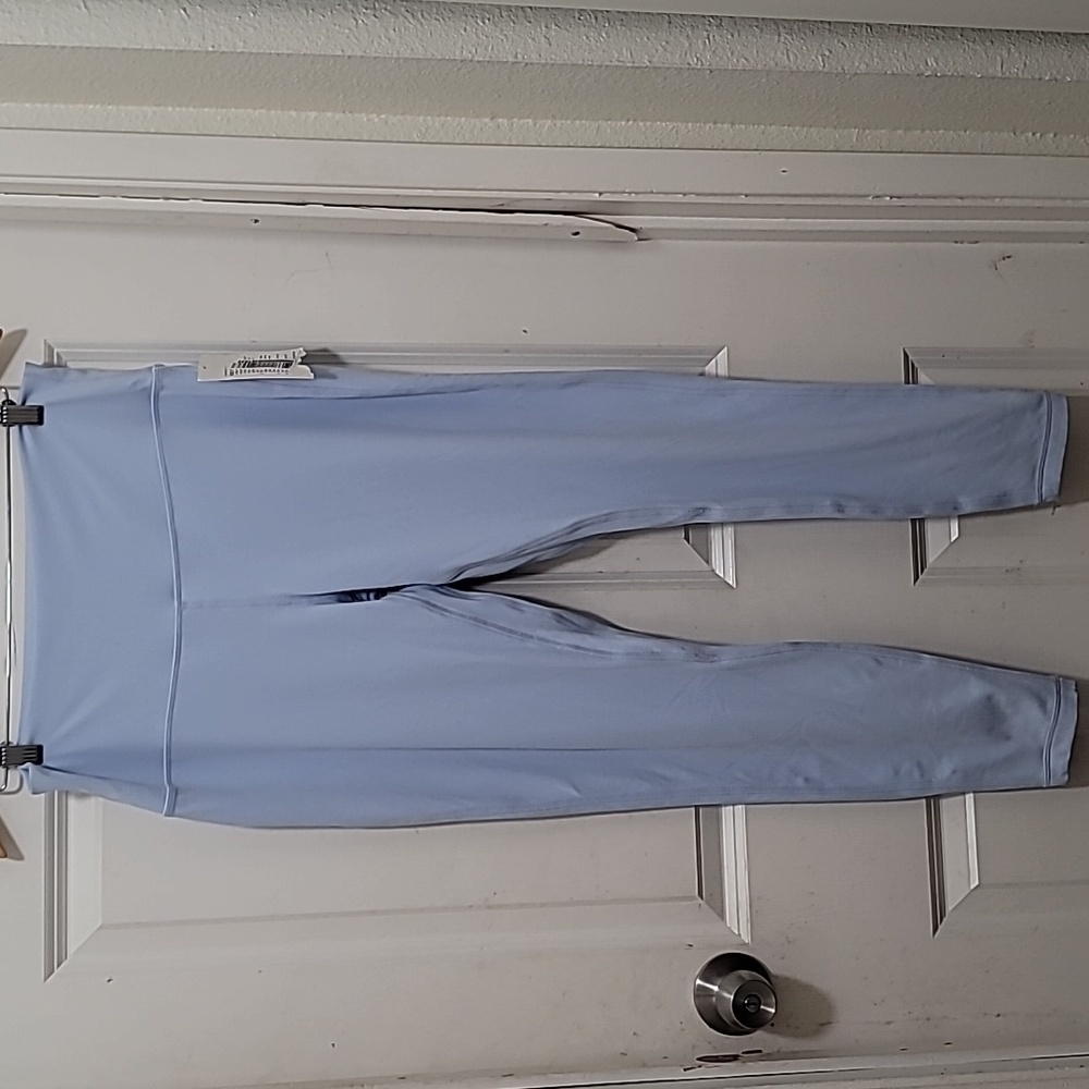 NEW Lululemon Align High Rise Leggings Womens 14 Light Blue Nulu Yoga Pants 25"